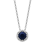 Sterling & Gold Filled Gemstone Pendant