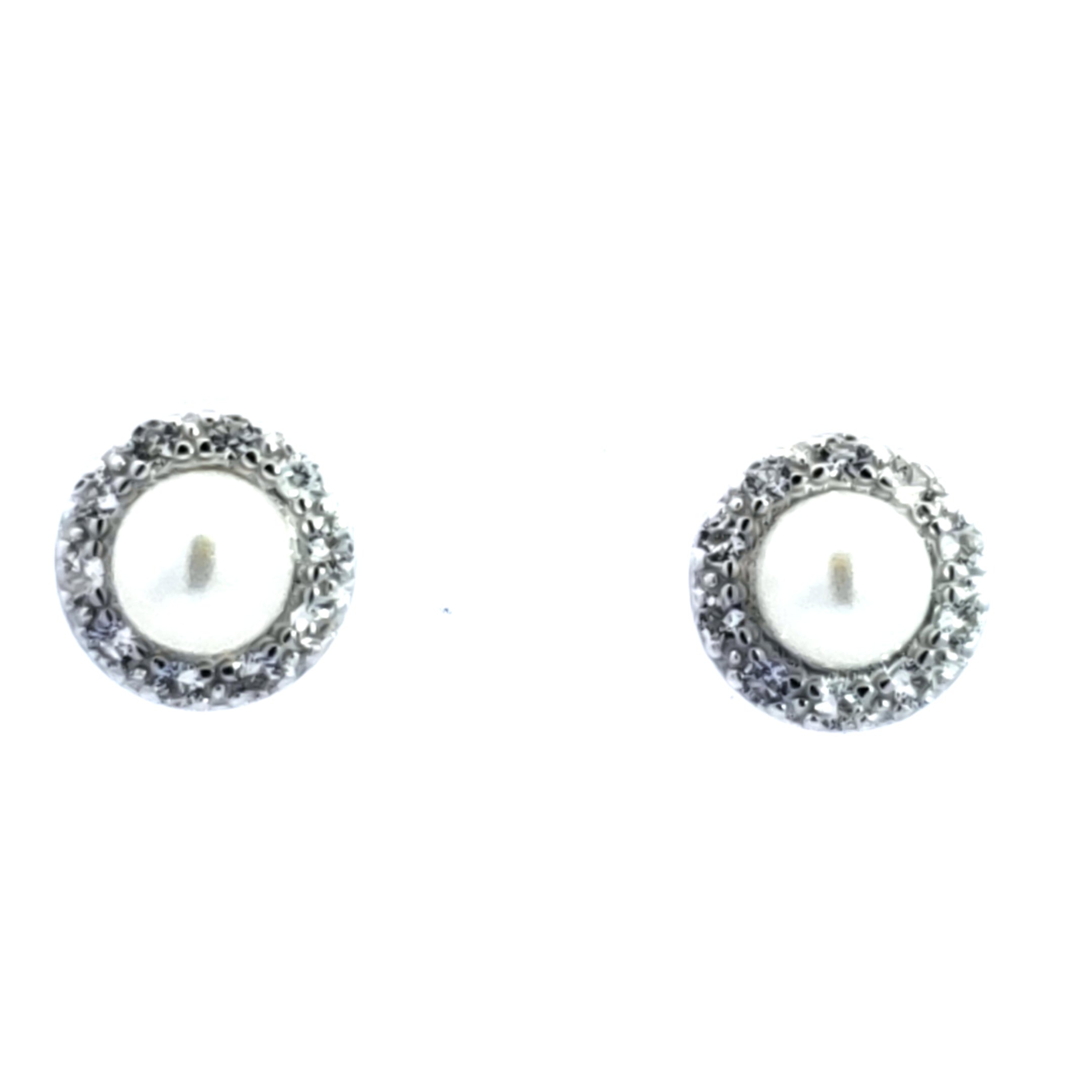 Sterl. S.- Gold filled Ear w/ Dia/Gem