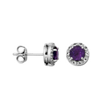 Sterl. S.- Gold filled Ear w/ Dia/Gem