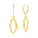 Sterl. S.- Gold filled Ear w/ Dia/Gem