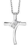 Silver Diamond Pendant