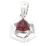Sterling & Gold Filled Gemstone Pendant