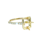 Diamond Semi-Mount Ring