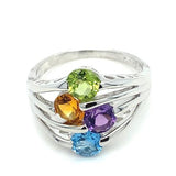 Silver Rings with Dia./Gem