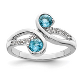 Silver Rings with Dia./Gem