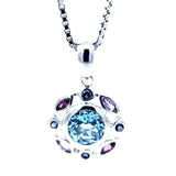 Sterling & Gold Filled Gemstone Pendant