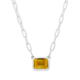 Sterling & Gold Filled Gemstone Pendant