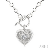 Silver Diamond Pendant