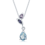 Sterling & Gold Filled Gemstone Pendant