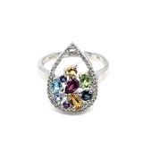 Silver Rings with Dia./Gem