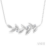 Silver Diamond Pendant