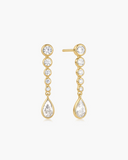 Sterl. S.- Gold filled Ear w/ Dia/Gem