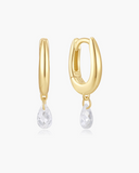 Sterl. S.- Gold filled Ear w/ Dia/Gem