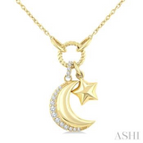 Diamond Pendant in Gold