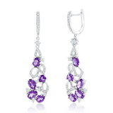 Sterl. S.- Gold filled Ear w/ Dia/Gem