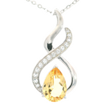 Sterling & Gold Filled Gemstone Pendant