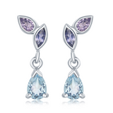 Sterl. S.- Gold filled Ear w/ Dia/Gem