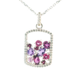 Sterling & Gold Filled Gemstone Pendant