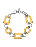 Sterling Silver & Gold Filled Bracelet