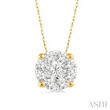 Diamond Pendant in Gold