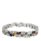 SS & GF Bracelets with Gems/Dia