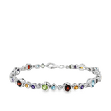 SS & GF Bracelets with Gems/Dia