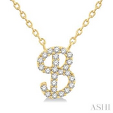 Diamond Pendant in Gold