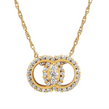 Diamond Marriage Symbol Pendant