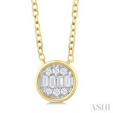 Diamond Pendant in Gold