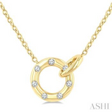 Diamond Pendant in Gold