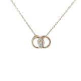 Diamond Marriage Symbol Pendant
