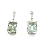 Sterl. S.- Gold filled Ear w/ Dia/Gem