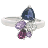 Silver Rings with Dia./Gem