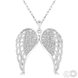 Silver Diamond Pendant
