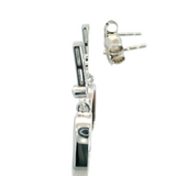 Sterl. S.- Gold filled Ear w/ Dia/Gem