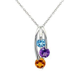 Sterling & Gold Filled Gemstone Pendant