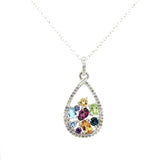 Sterling & Gold Filled Gemstone Pendant