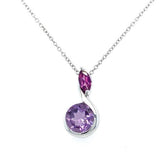 Sterling & Gold Filled Gemstone Pendant