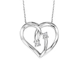 Silver Diamond Pendant