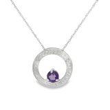 Estate Colored Stone Pendant