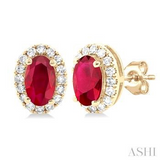 Gemstone Earring