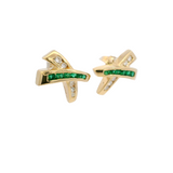 Estate Colored Stone Earring