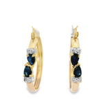 Estate Colored Stone Earring