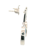 Sterl. S.- Gold filled Ear w/ Dia/Gem