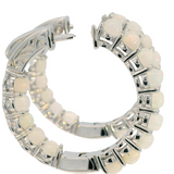 Sterl. S.- Gold filled Ear w/ Dia/Gem