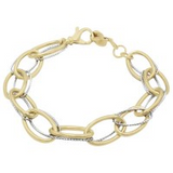 Sterling Silver & Gold Filled Bracelet