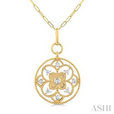 Diamond Pendant in Gold