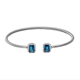 SS & GF Bracelets with Gems/Dia