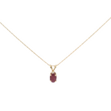 Estate Colored Stone Pendant