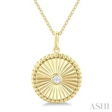 Diamond Pendant in Gold
